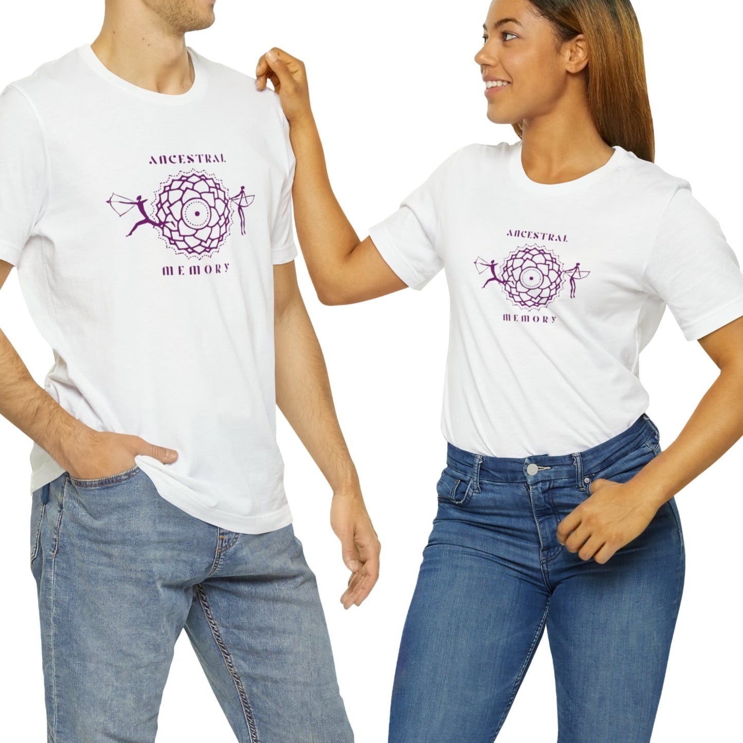 Ancestral Memory Crown Chakra T-Shirt - Unisex